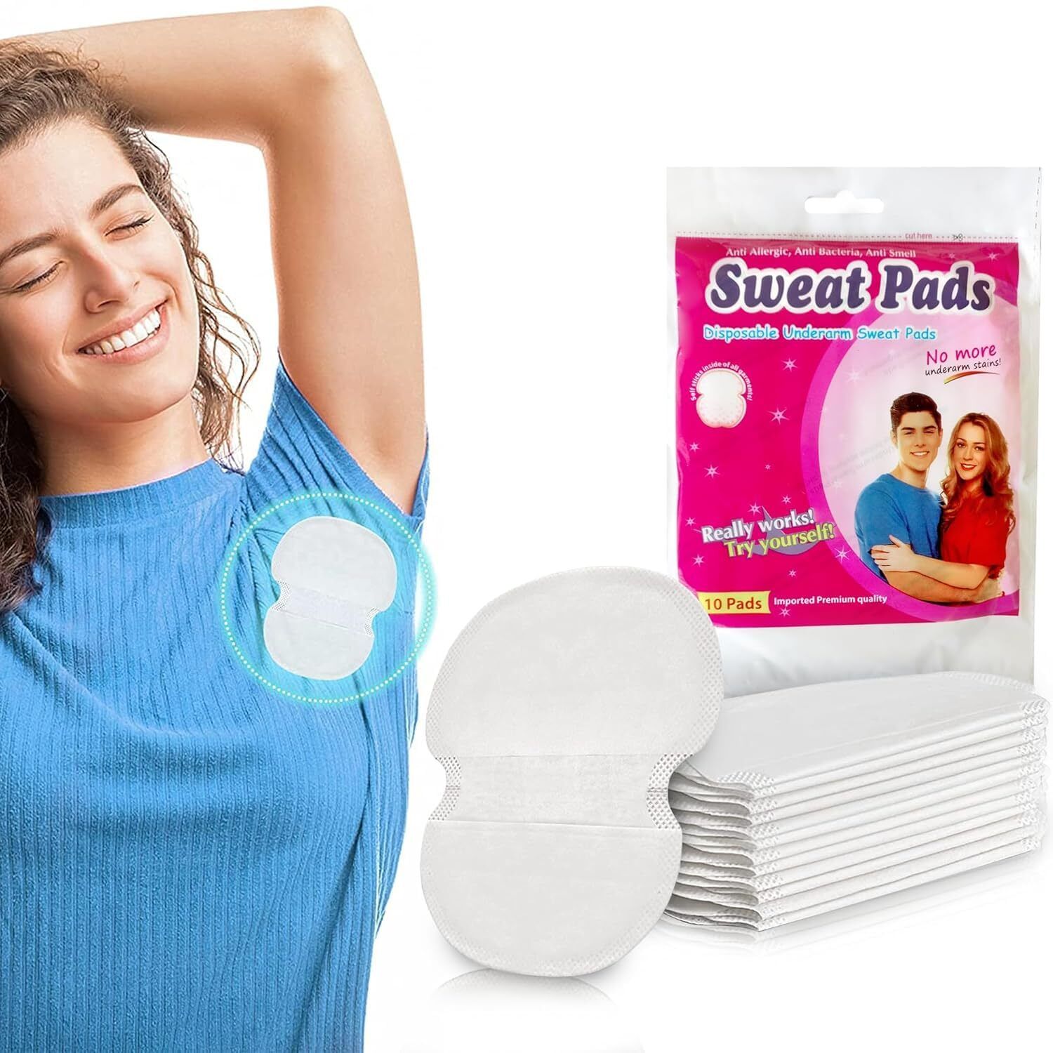 an enterprise Underarm Sweat Pads / Disposable Sweat Absorbent Pads Sweat Pads-picture-17