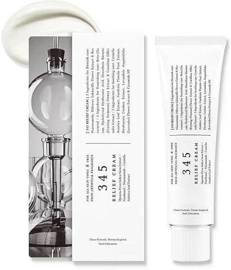 Daily Face Moisturizer Blemish Relief Korean Skin Care for All Skin 345 Relief Cream,Korean Face Moisturizer All-in-One Analog Moisture Measurer-image-19