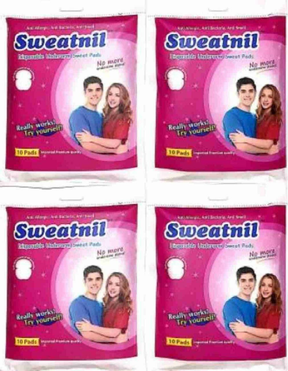 cronzeq Four Pack Self Stick Disposable Underarm Sweat Pads Sweat Pad - Pack of 10 Pad Sweat Pads-picture-33