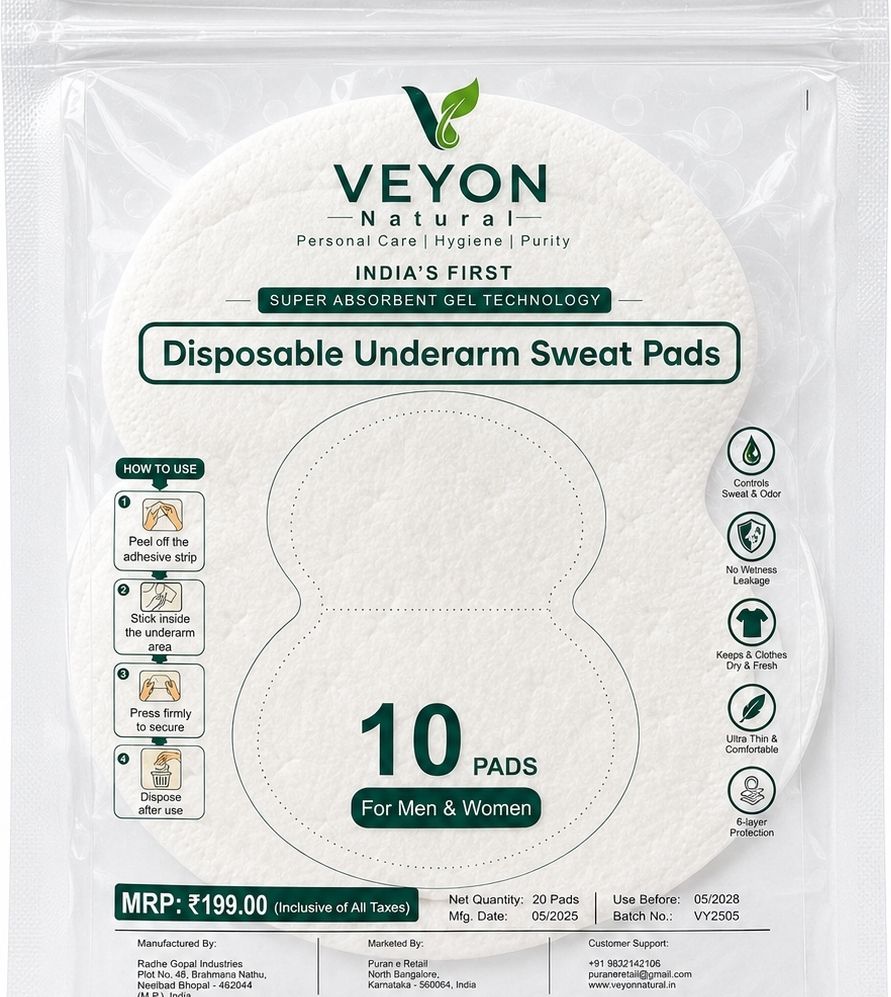 veyon natural Veyon-SP-10-01 Sweat Pads-picture-29