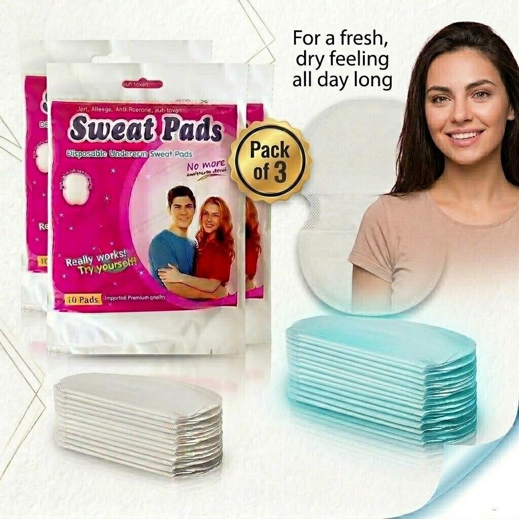 viva beauty Dry Underarm Protection Pads for All Day Comfort Sweat Pads-picture-8