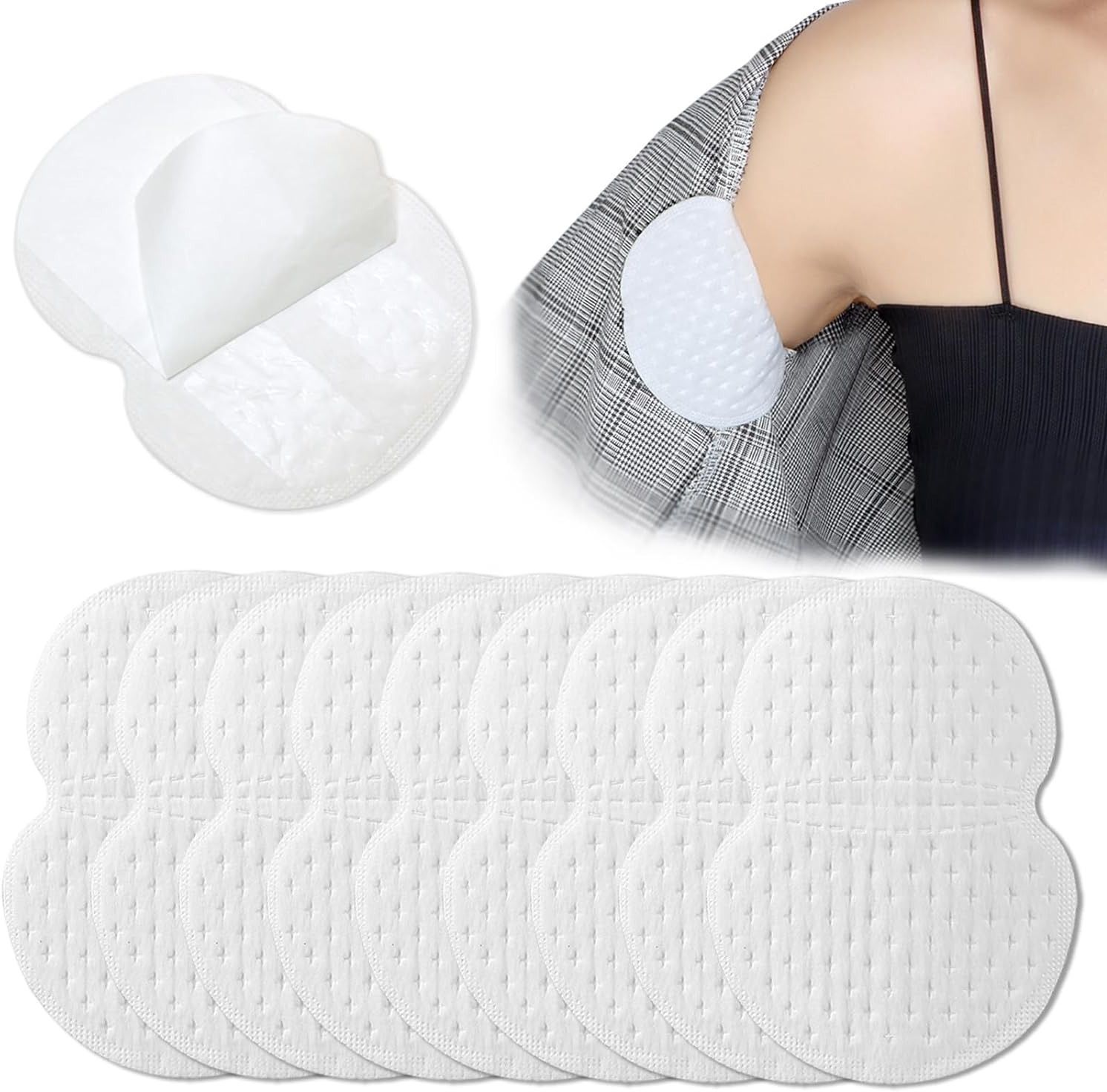 akhuratha Men and Women Underarm Sweat Pads Armpit Sweat Pads Non Visible 10 PCS Sweat Pads-picture-28