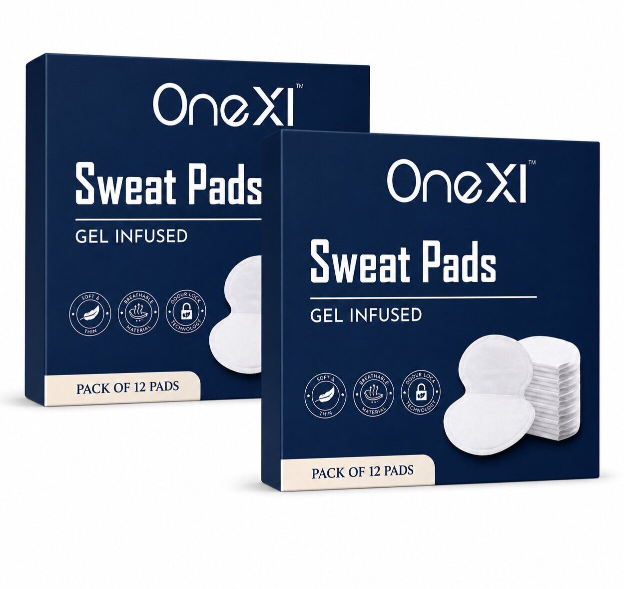 Underarm Antiperspirant Disposable 24 Sweat Pads-image-42