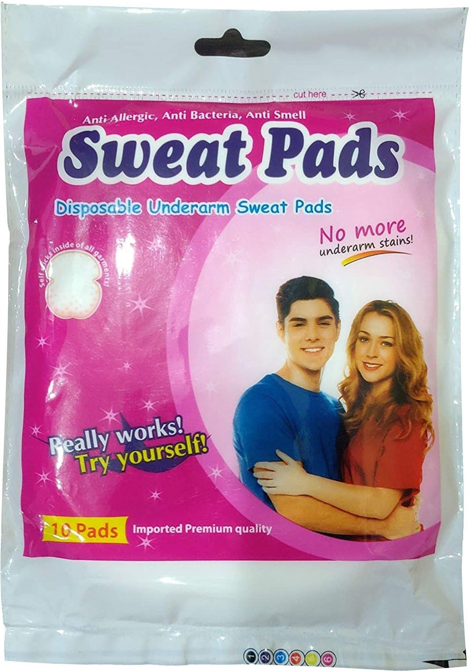 zalpal enterprise Disposable Underarm Sweat Pads for Men & Women (10 Sweat Pads) Sweat Pads-picture-22