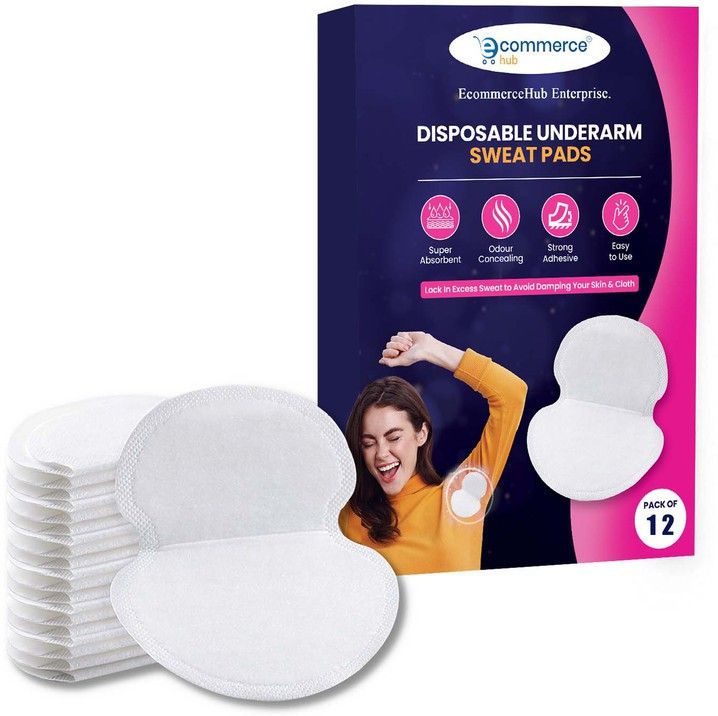 ecommercehub PACK OF 12 UNDERARMS PADS Sweat Pads-picture-16