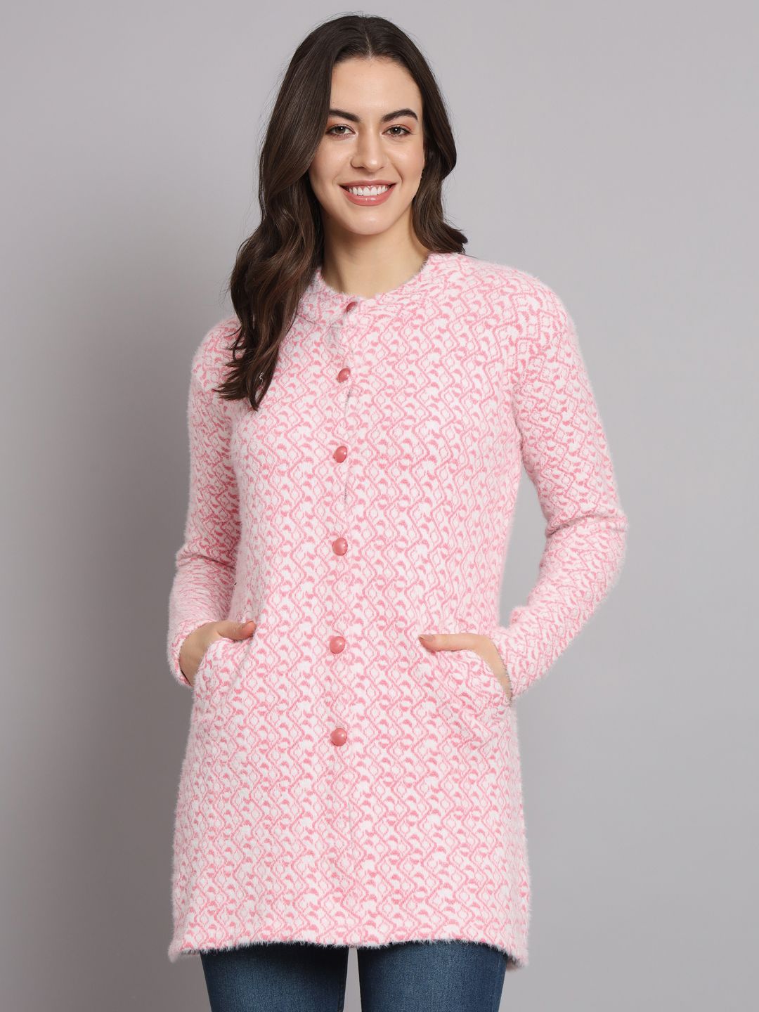 asdf Wool Blend Embellished Coat For Women-picture-12