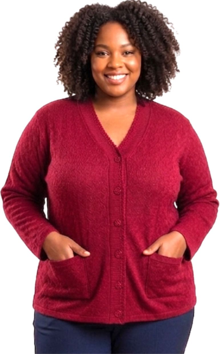 s.l. madhok Men Solid V Neck Maroon Sweater-picture-23