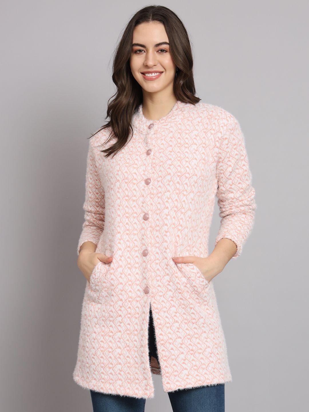 asdf Wool Blend Embellished Coat For Women-picture-19