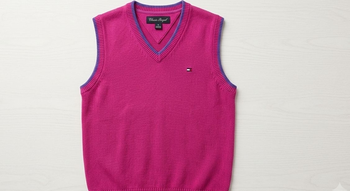 amarjitknitwear Men Solid V Neck Pink Sweater-picture-46