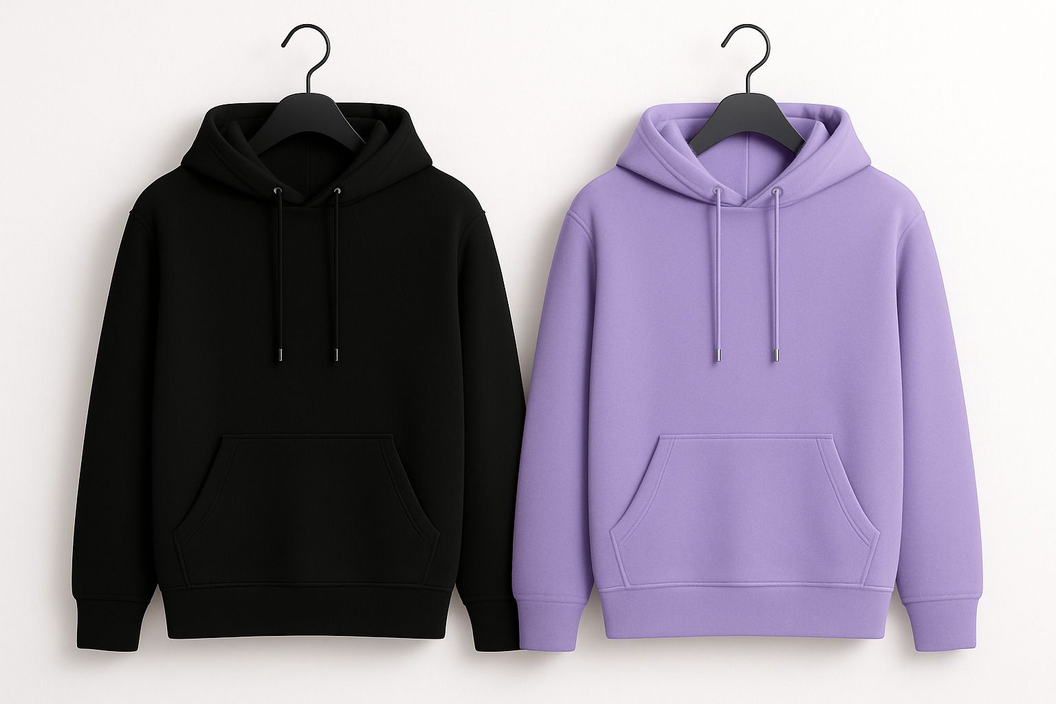 ashkart Men Solid Hooded Neck Black, Purple Sweater-picture-13