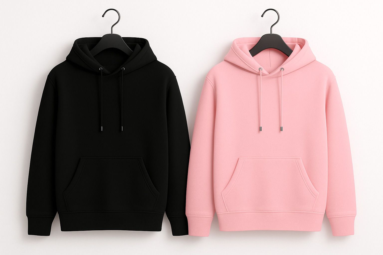ashkart Men Solid Hooded Neck Black, Pink Sweater-picture-17