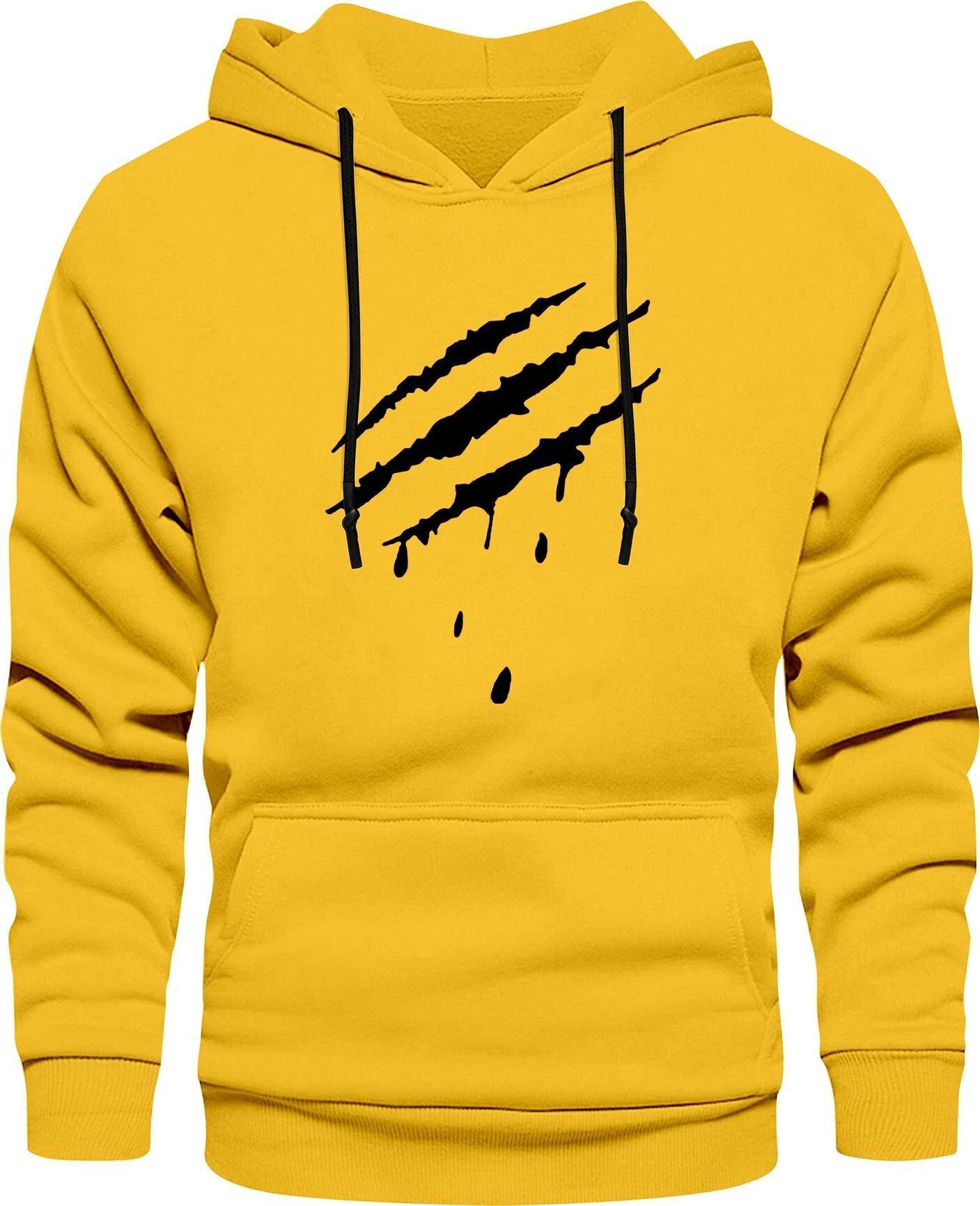 ramzox Men Full Sleeve Printed Hooded Sweatshirt-picture-10