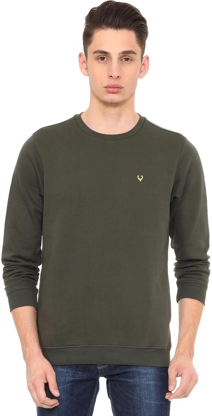 allen solly Men Full Sleeve Solid Sweatshirt-picture-21