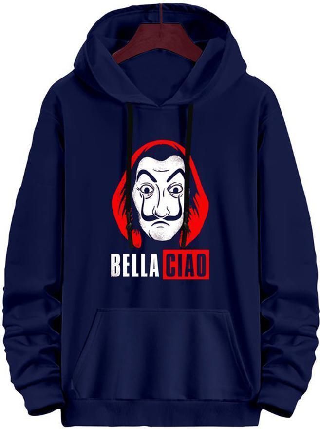 ramzox Men Full Sleeve Printed Hooded Sweatshirt-picture-18