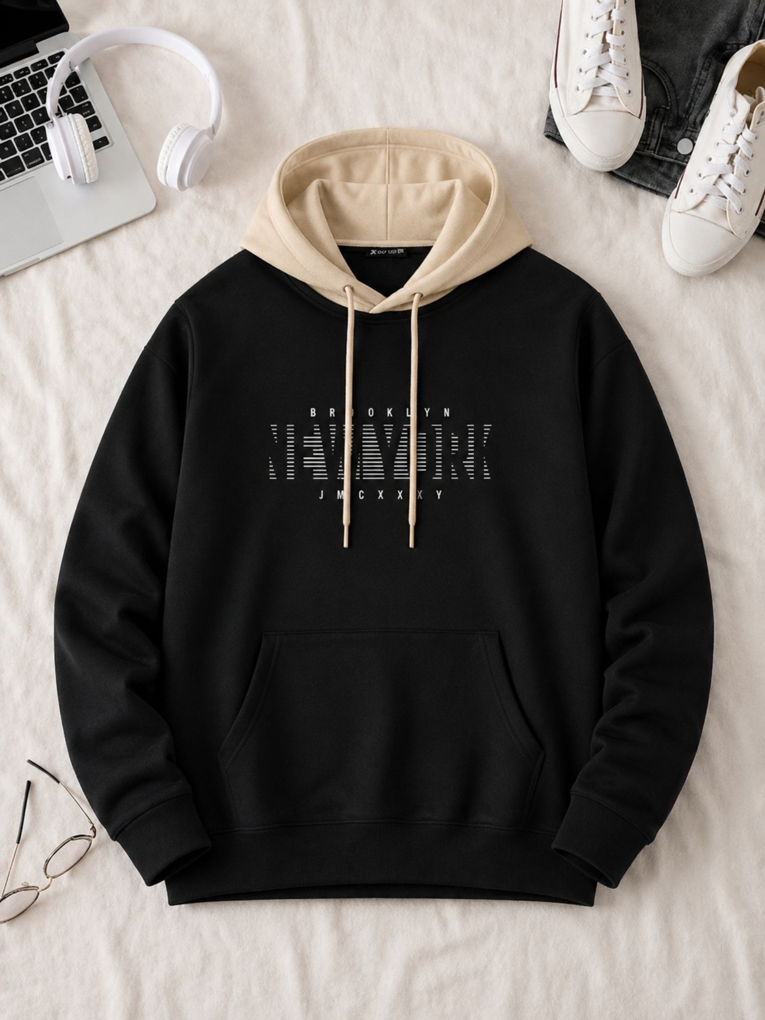 jump cuts Men Full Sleeve Printed Hooded Sweatshirt-picture-24