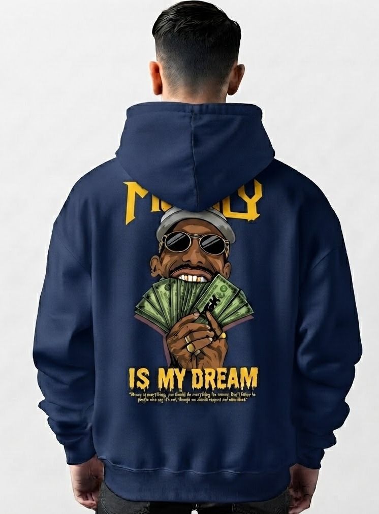 urvcreation Men Full Sleeve Graphic Print Reversible Hooded Sweatshirt-picture-37