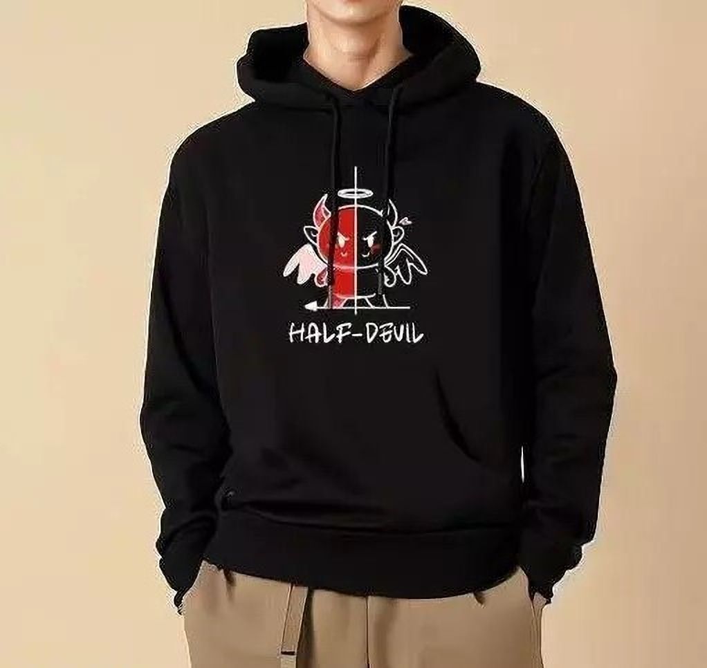Men Full Sleeve Graphic Print Hooded Sweatshirt-image-49