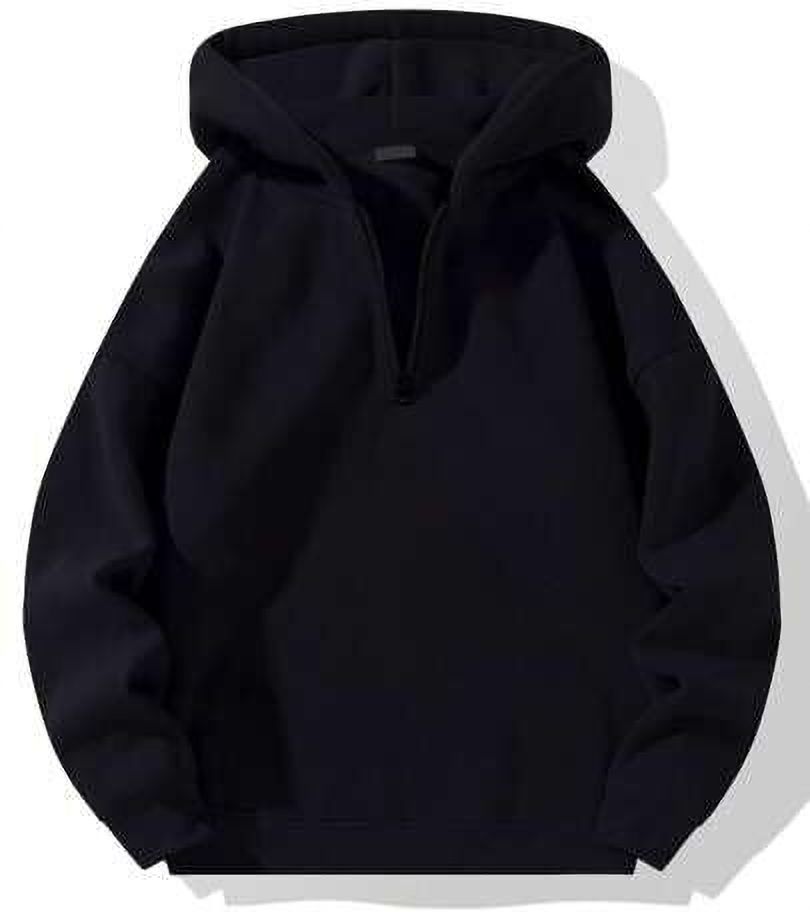 jerkyn Men Full Sleeve Solid Hooded Sweatshirt-picture-28