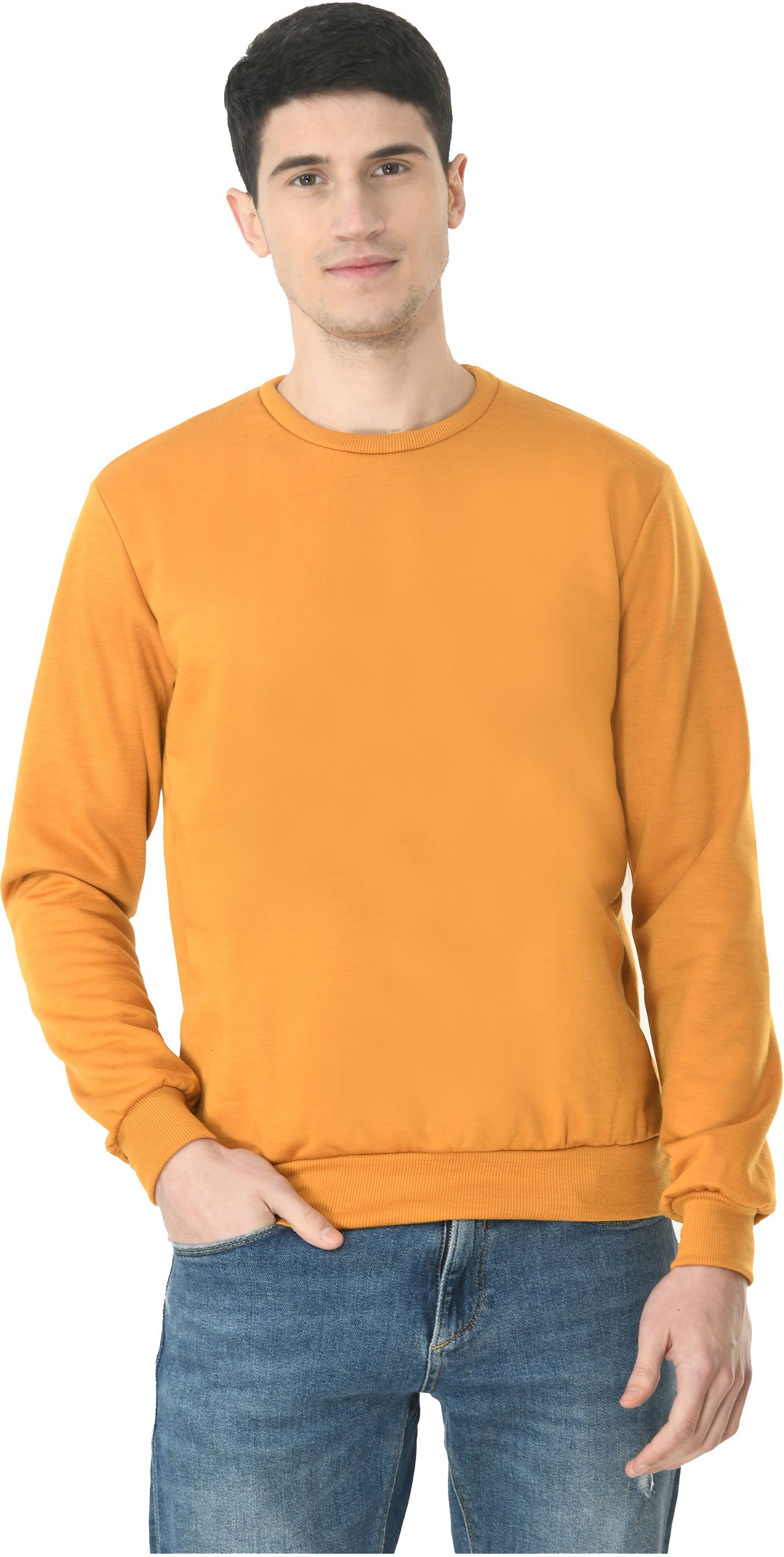 indiweaves Men Full Sleeve Solid Sweatshirt-picture-33