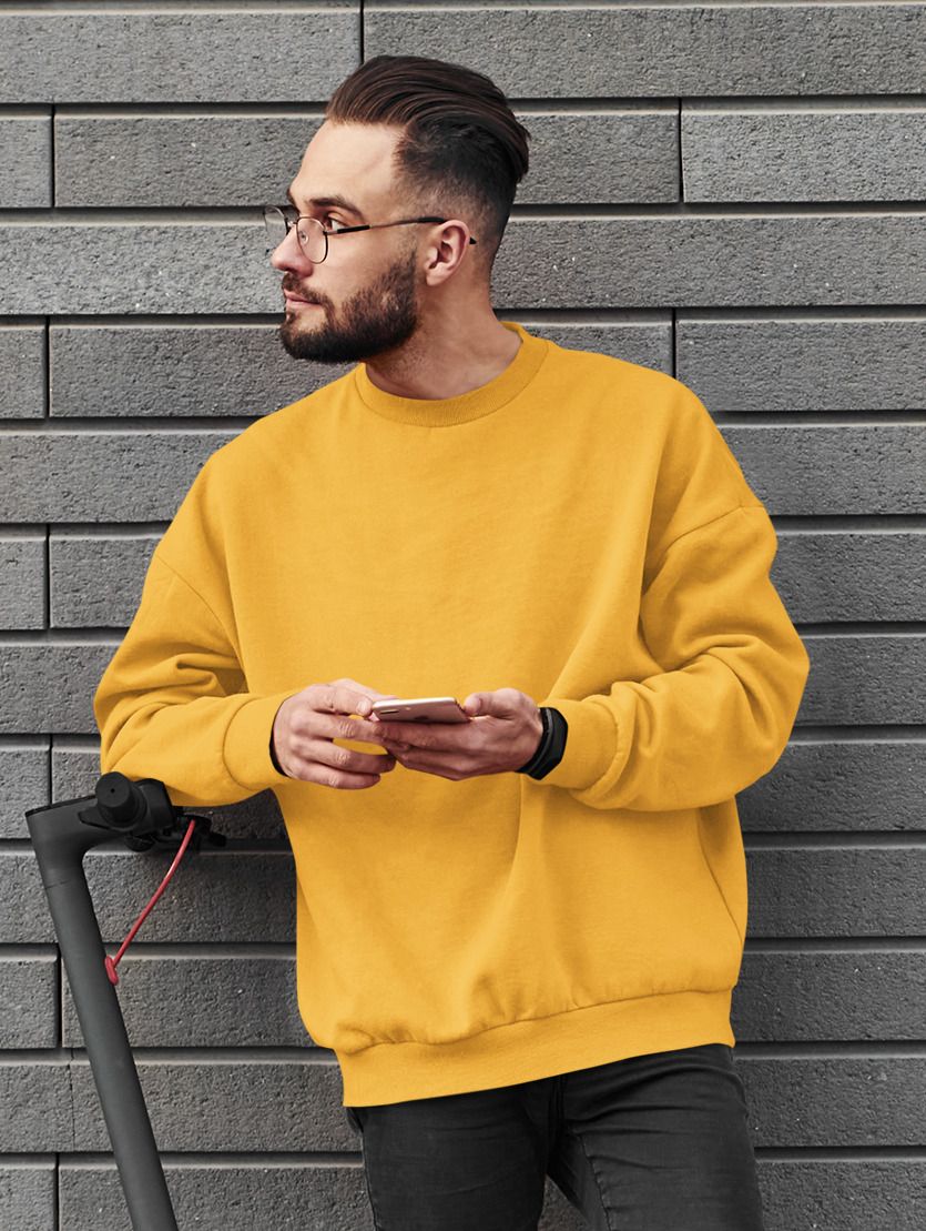 biancistelle Men Full Sleeve Solid Sweatshirt-picture-16