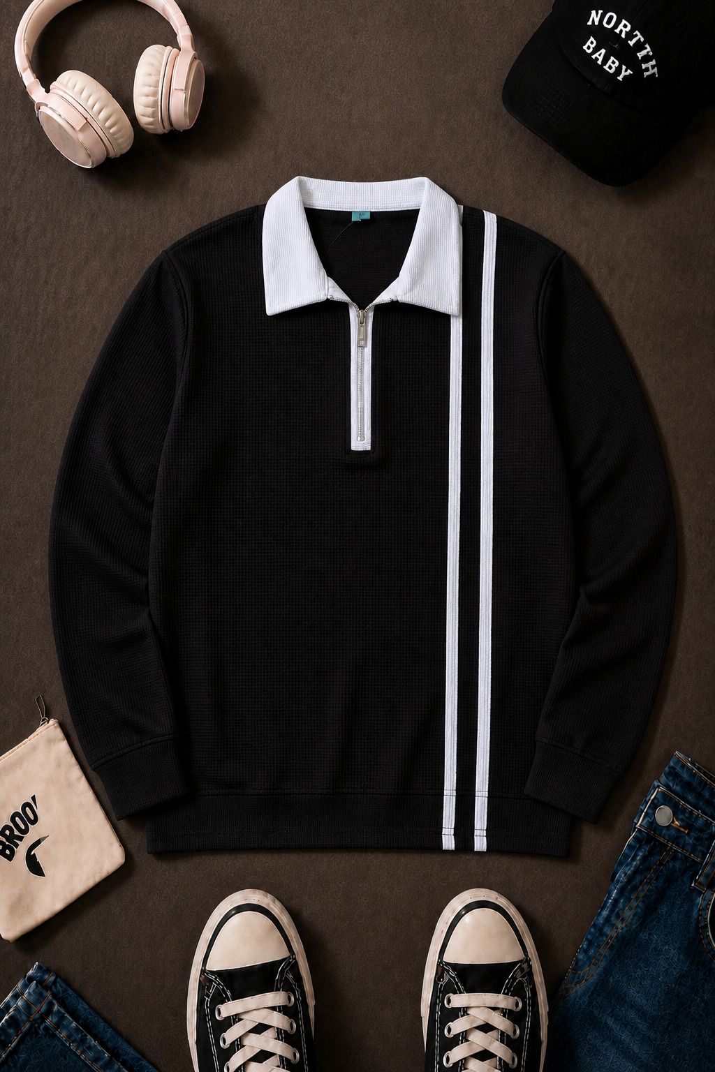 try this Men Full Sleeve Striped Sweatshirt-picture-24