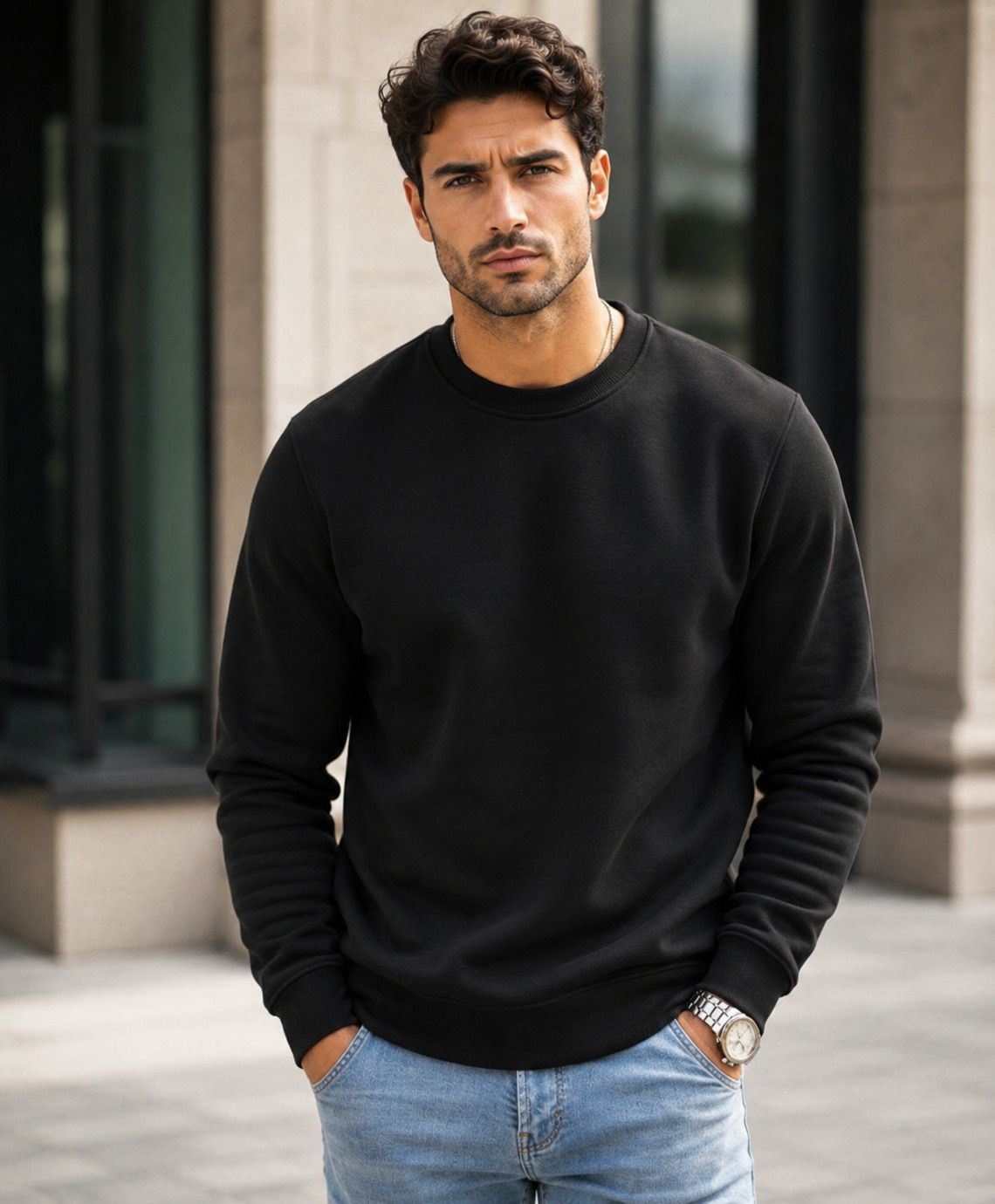 nook Men Full Sleeve Solid Sweatshirt-picture-10