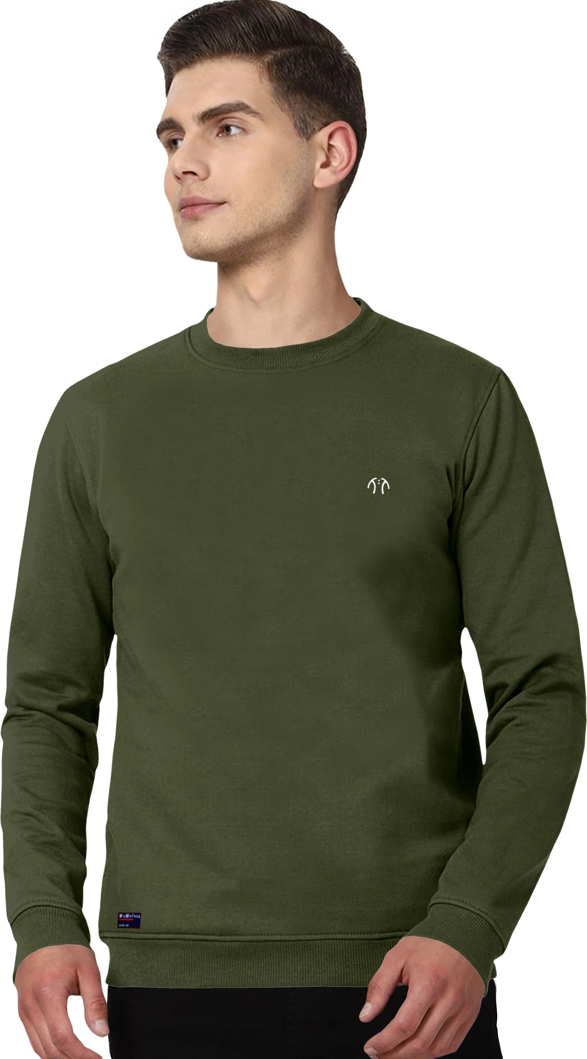triptee Men Full Sleeve Solid Sweatshirt-picture-15