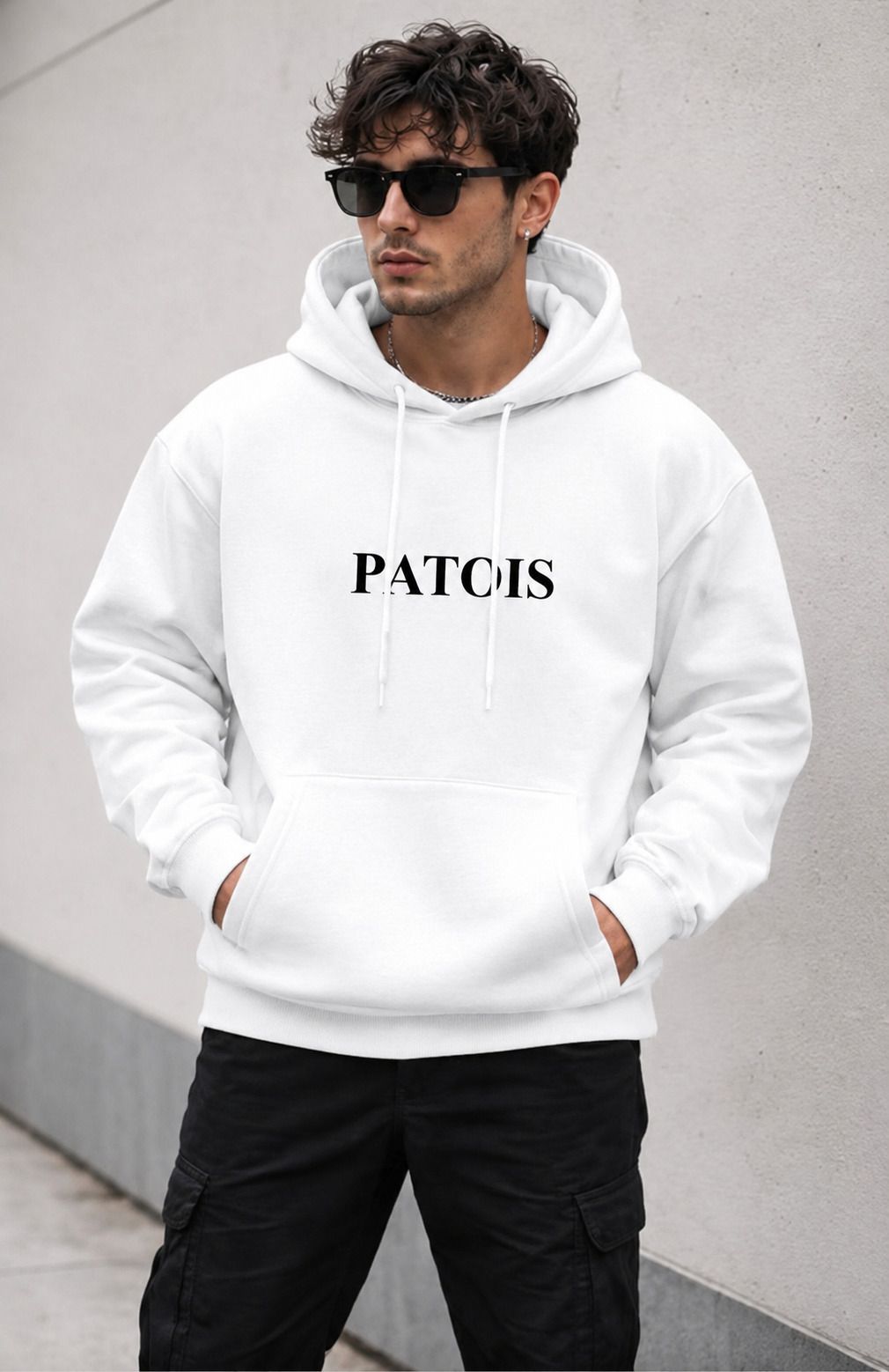 patois Men Full Sleeve Solid Hooded Sweatshirt-picture-19
