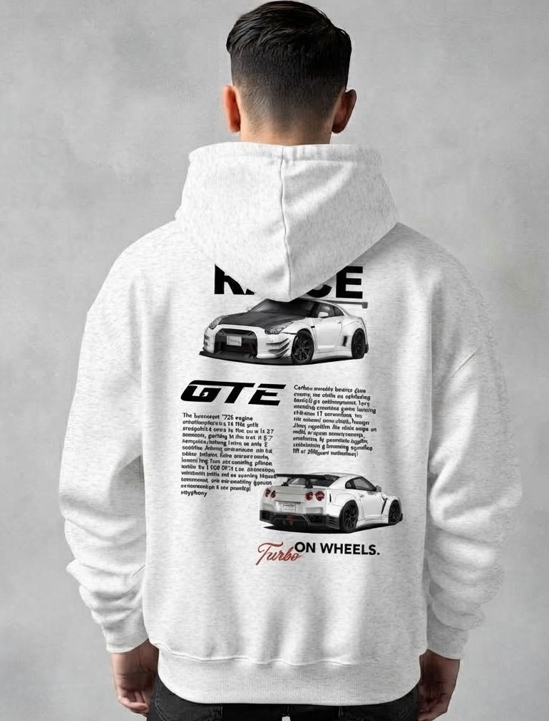 urvcreation Men Full Sleeve Graphic Print Reversible Hooded Sweatshirt-picture-22