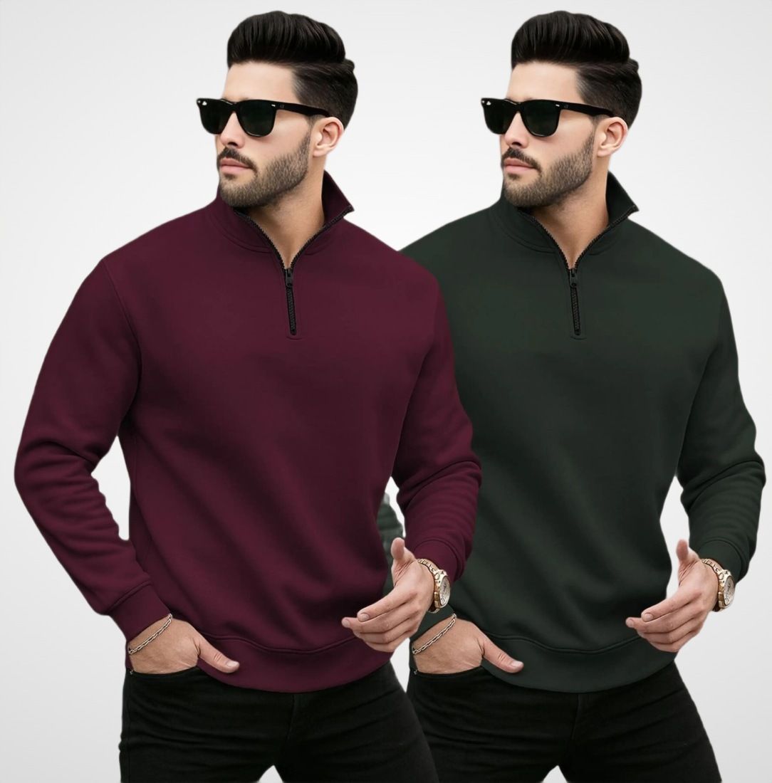 tripr Men Full Sleeve Solid Sweatshirt-picture-14
