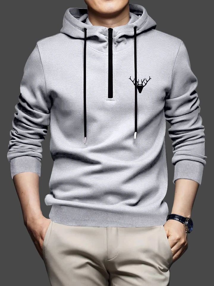 garimaknitwear Men Full Sleeve Solid Hooded Sweatshirt-picture-28