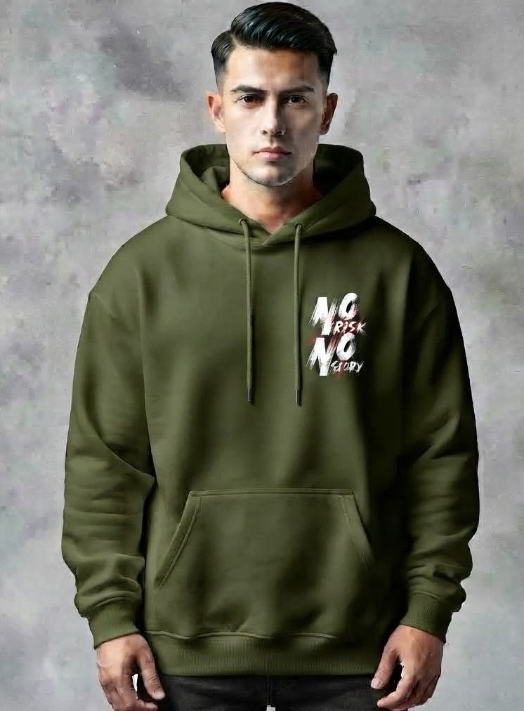 urvcreation Men Full Sleeve Graphic Print Reversible Hooded Sweatshirt-picture-11