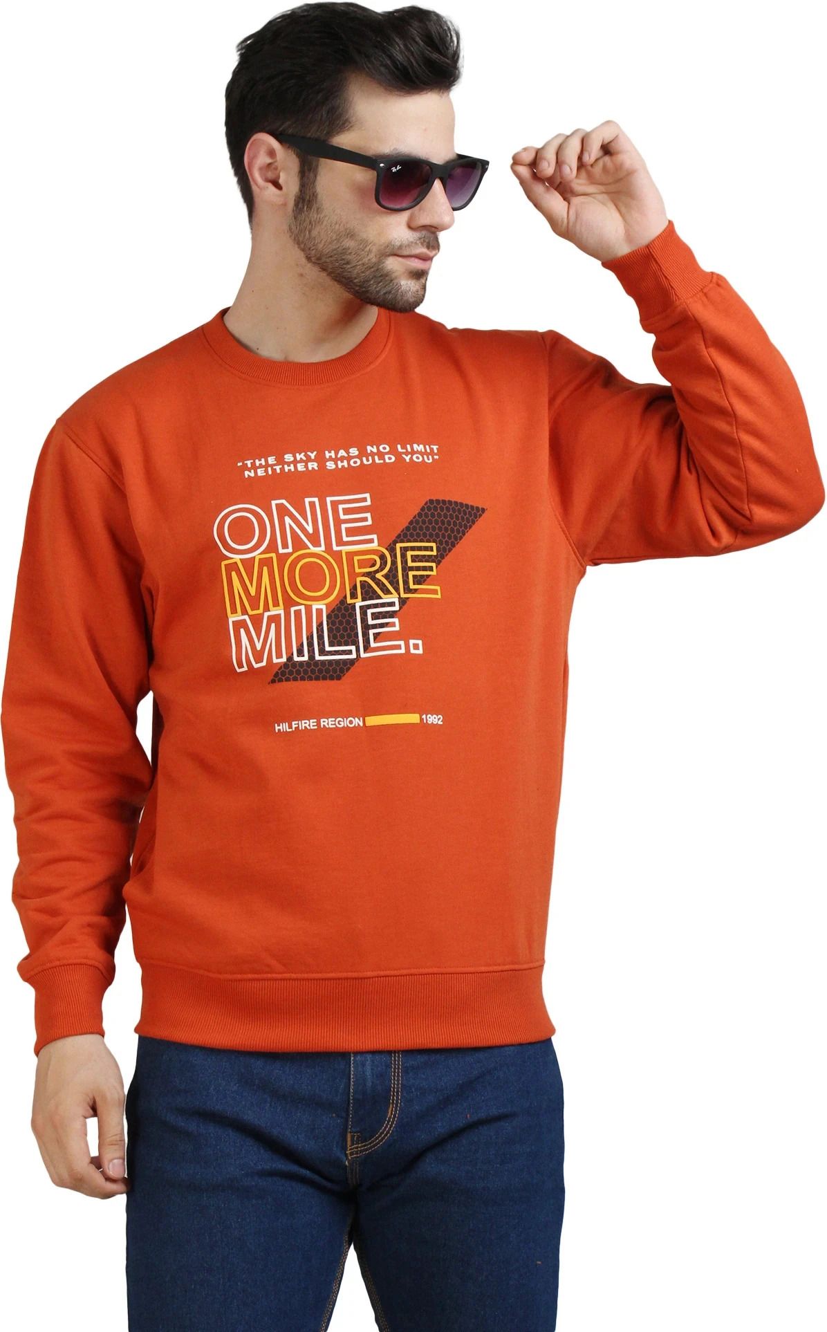 hilfire region Men Full Sleeve Printed Hooded Sweatshirt-picture-11