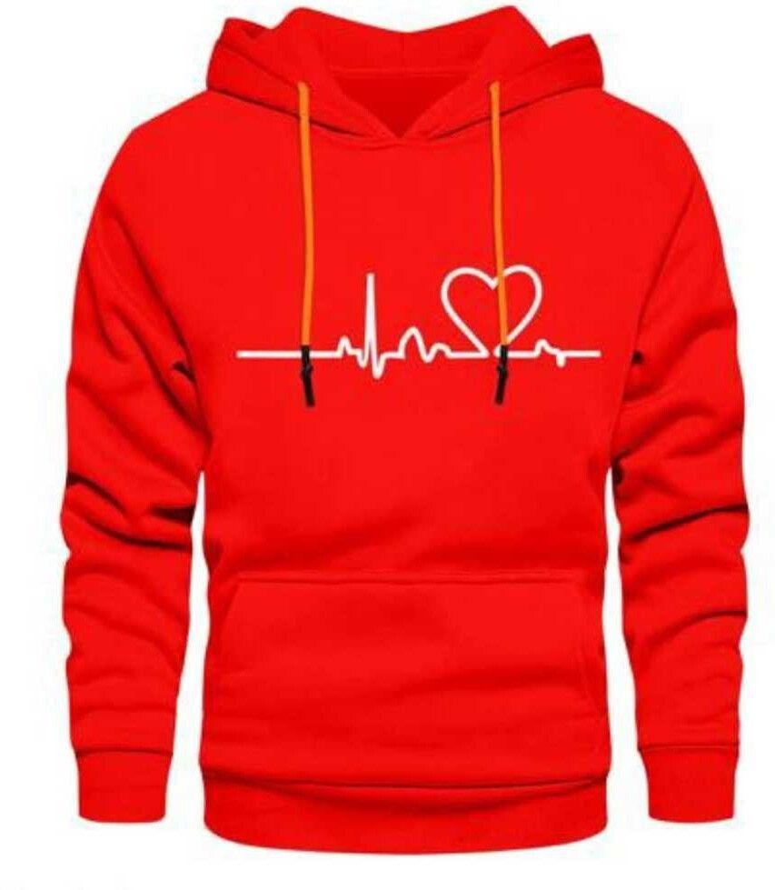 ramzox Men Full Sleeve Printed Hooded Sweatshirt-picture-1