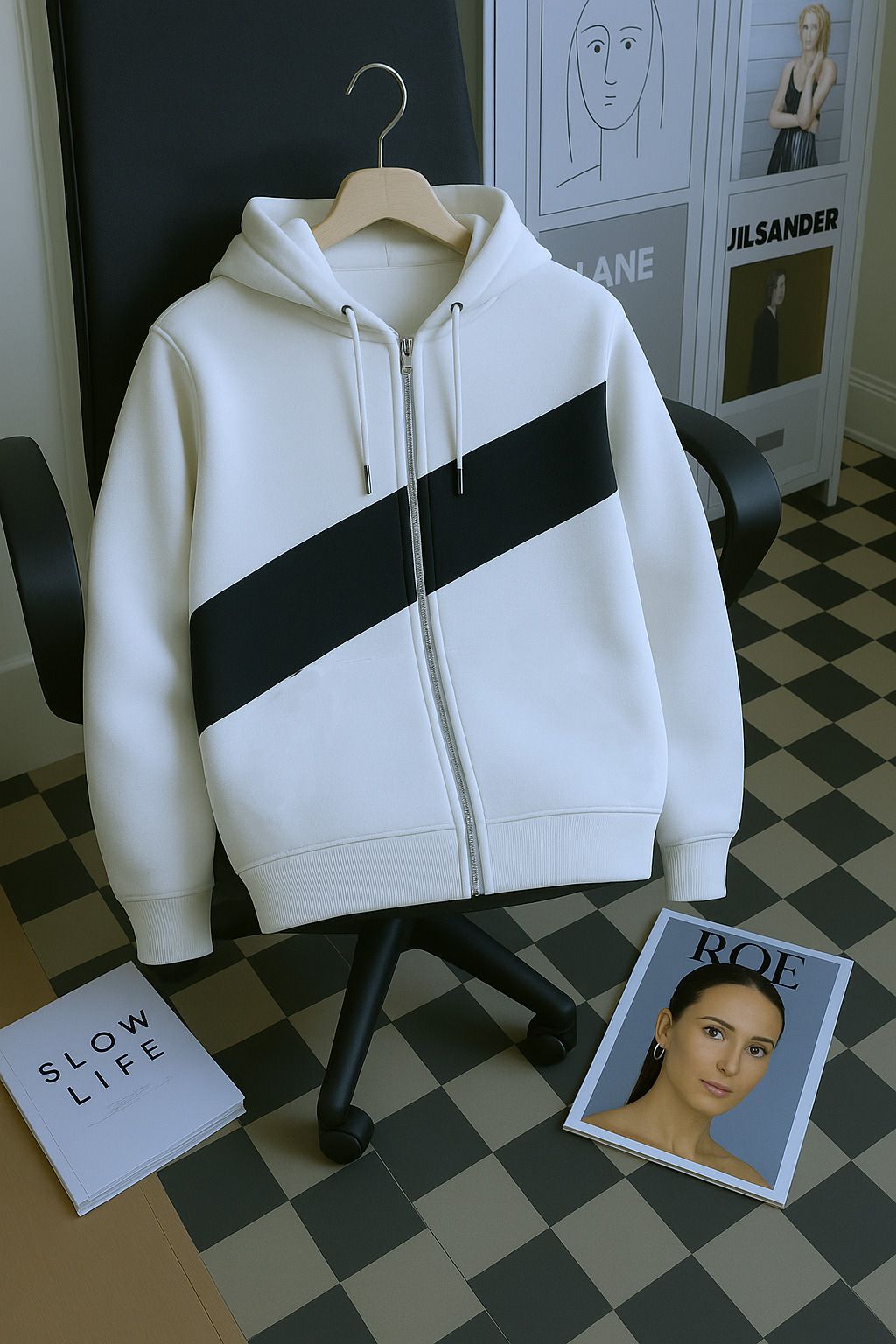 try this Men Full Sleeve Color Block Hooded Sweatshirt-picture-26