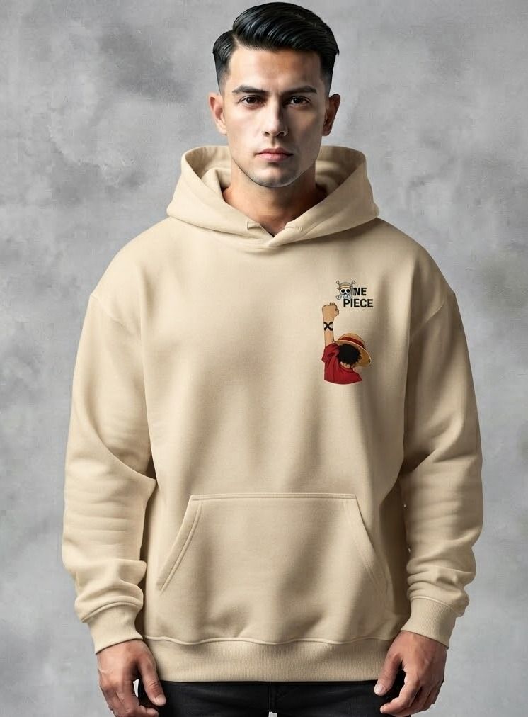 urvcreation Men Full Sleeve Graphic Print Reversible Hooded Sweatshirt-picture-12