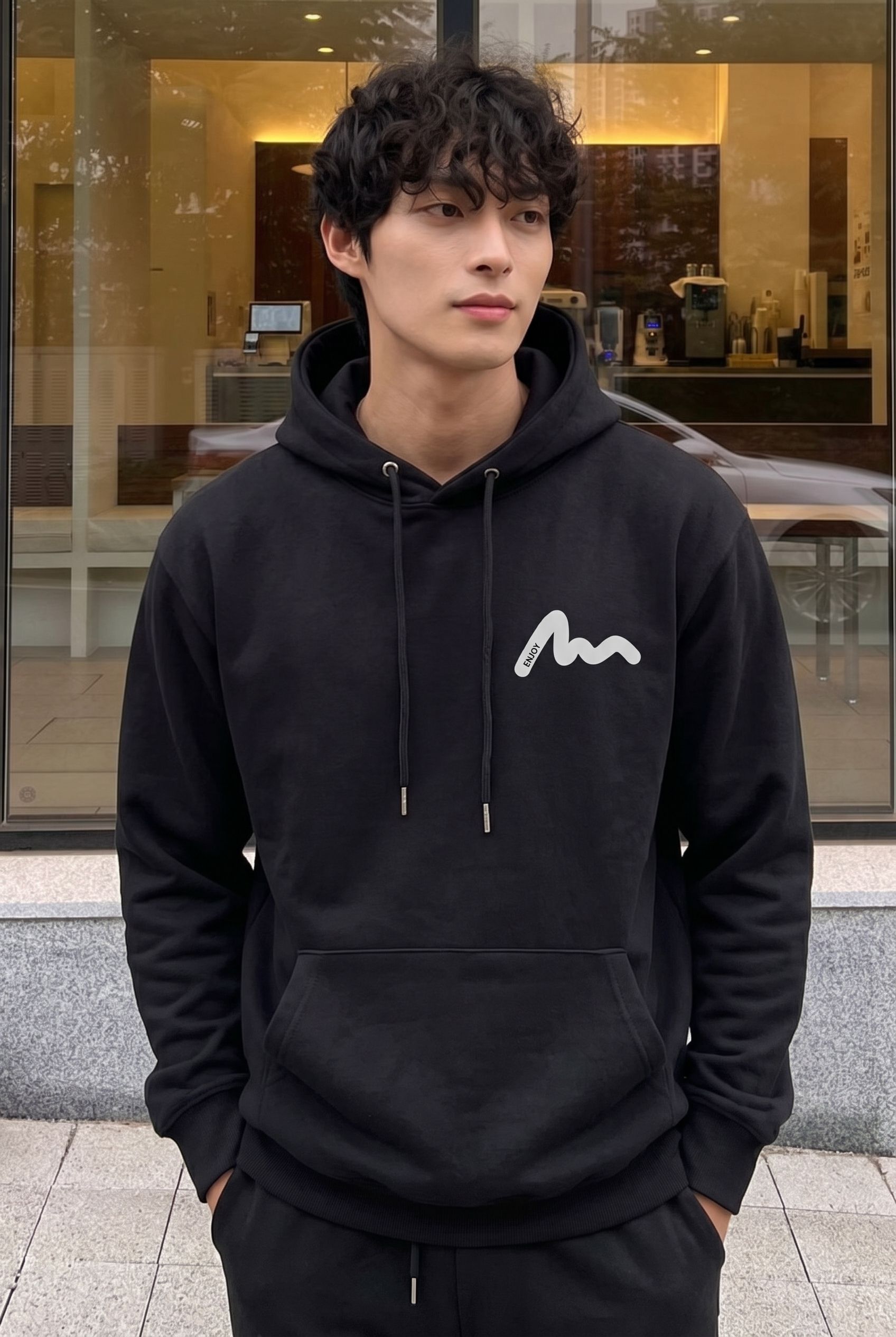 mod young Men Full Sleeve Solid Hooded Sweatshirt-picture-15