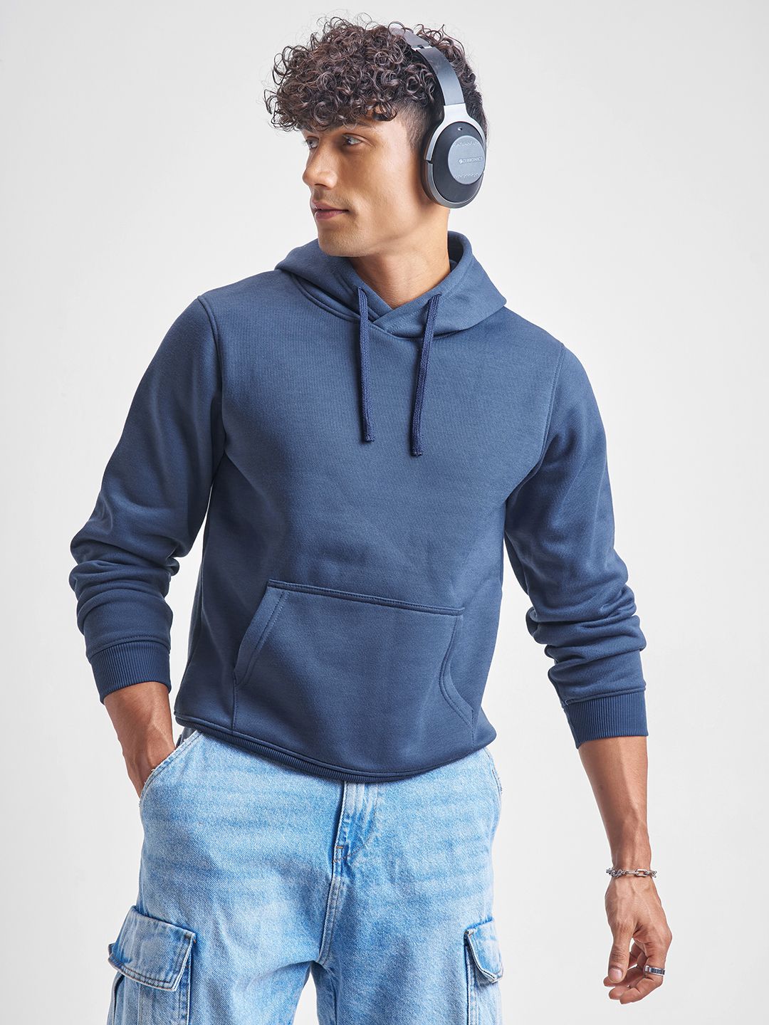 highlander Men Full Sleeve Solid Hooded Sweatshirt-picture-12