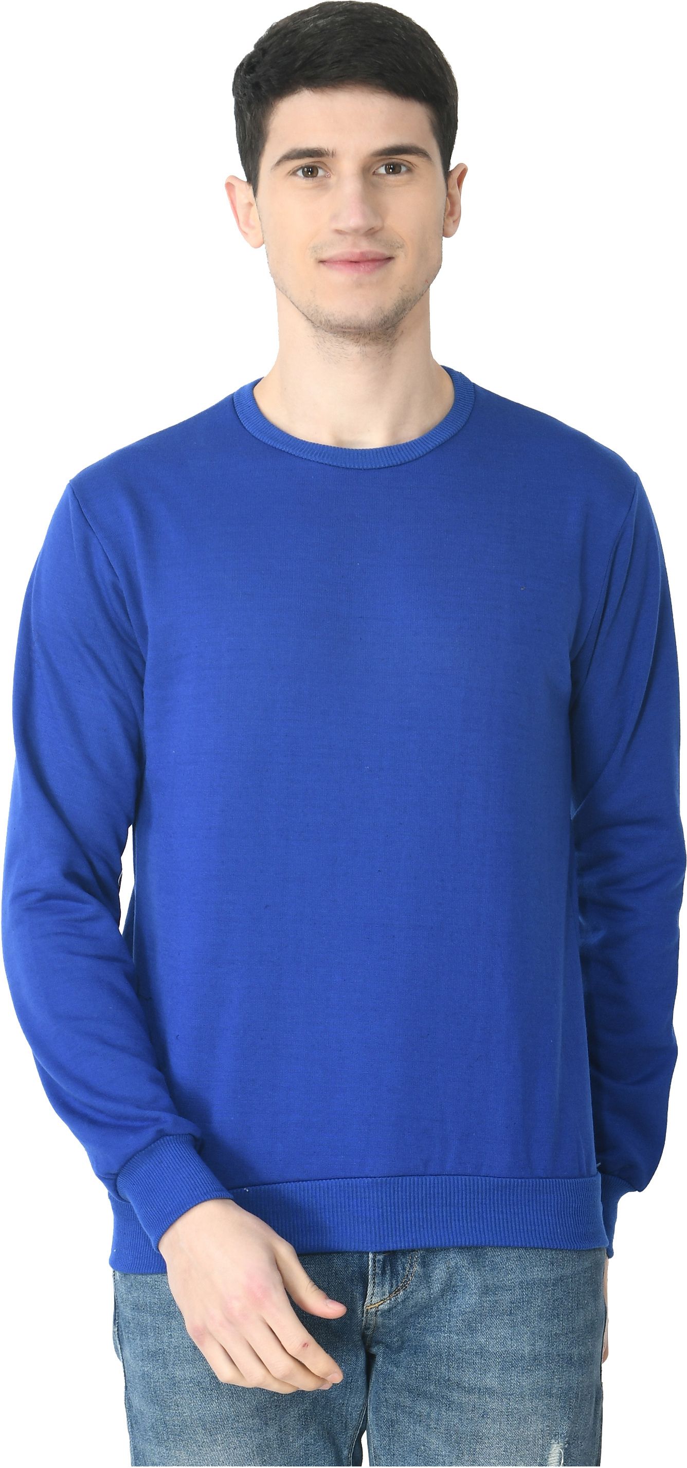indiweaves Men Full Sleeve Solid Sweatshirt-picture-35