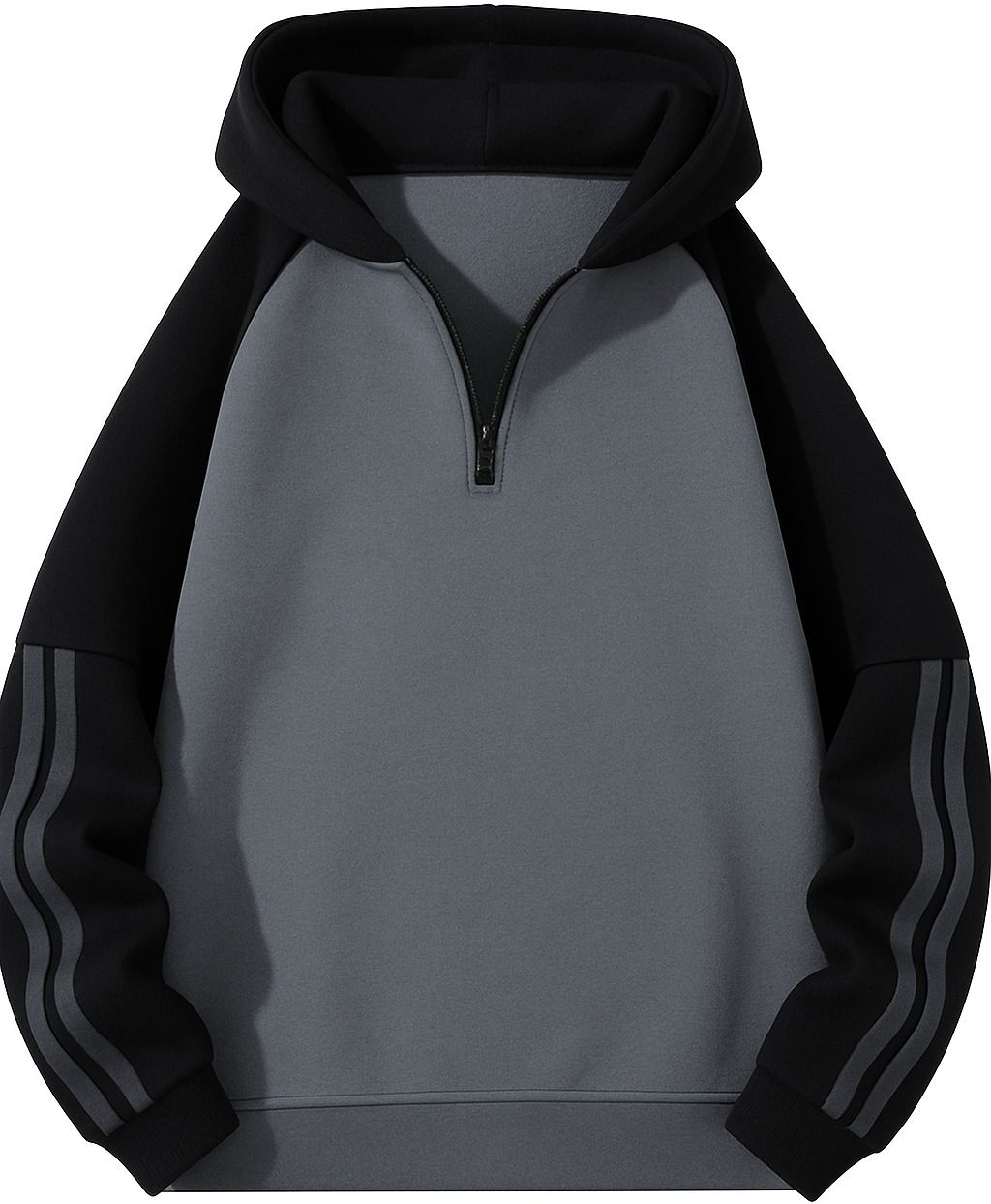 jerkyn Men Full Sleeve Color Block Hooded Sweatshirt-picture-24