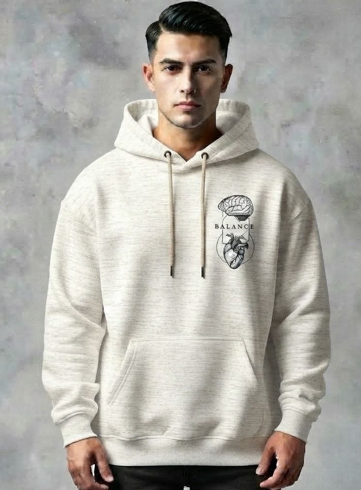 urvcreation Men Full Sleeve Graphic Print Reversible Hooded Sweatshirt-picture-48