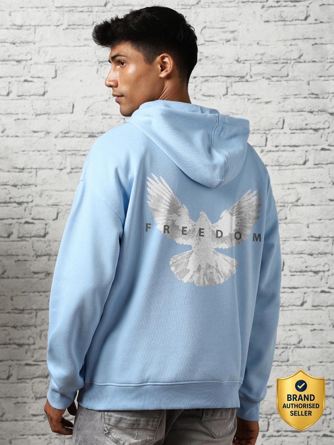 nobero Men Full Sleeve Printed Hooded Sweatshirt-picture-10