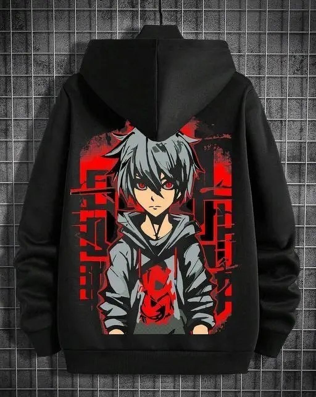 pezoz Men Full Sleeve Printed Hooded Sweatshirt-picture-27