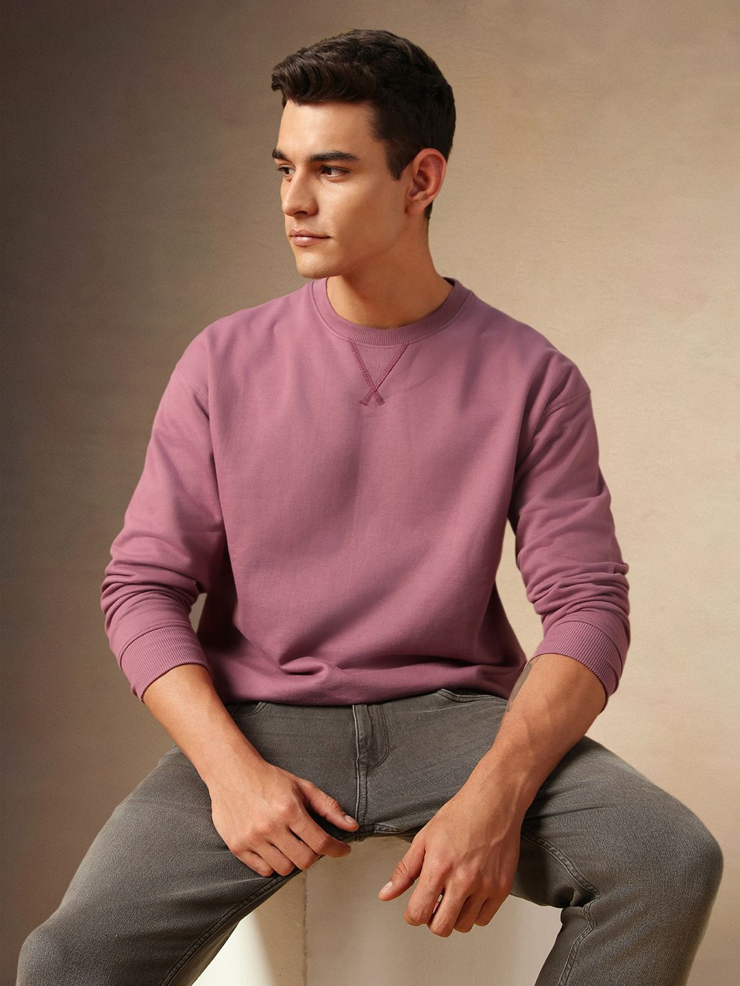 dennis lingo Men Full Sleeve Solid Sweatshirt-picture-10