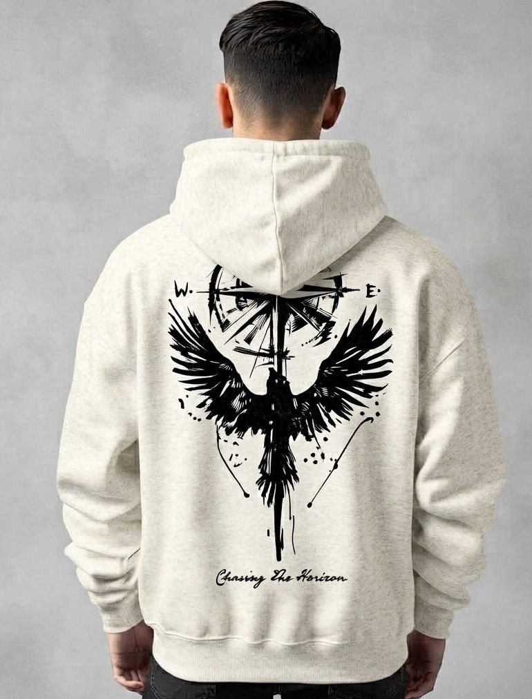 urvcreation Men Full Sleeve Graphic Print Reversible Hooded Sweatshirt-picture-20