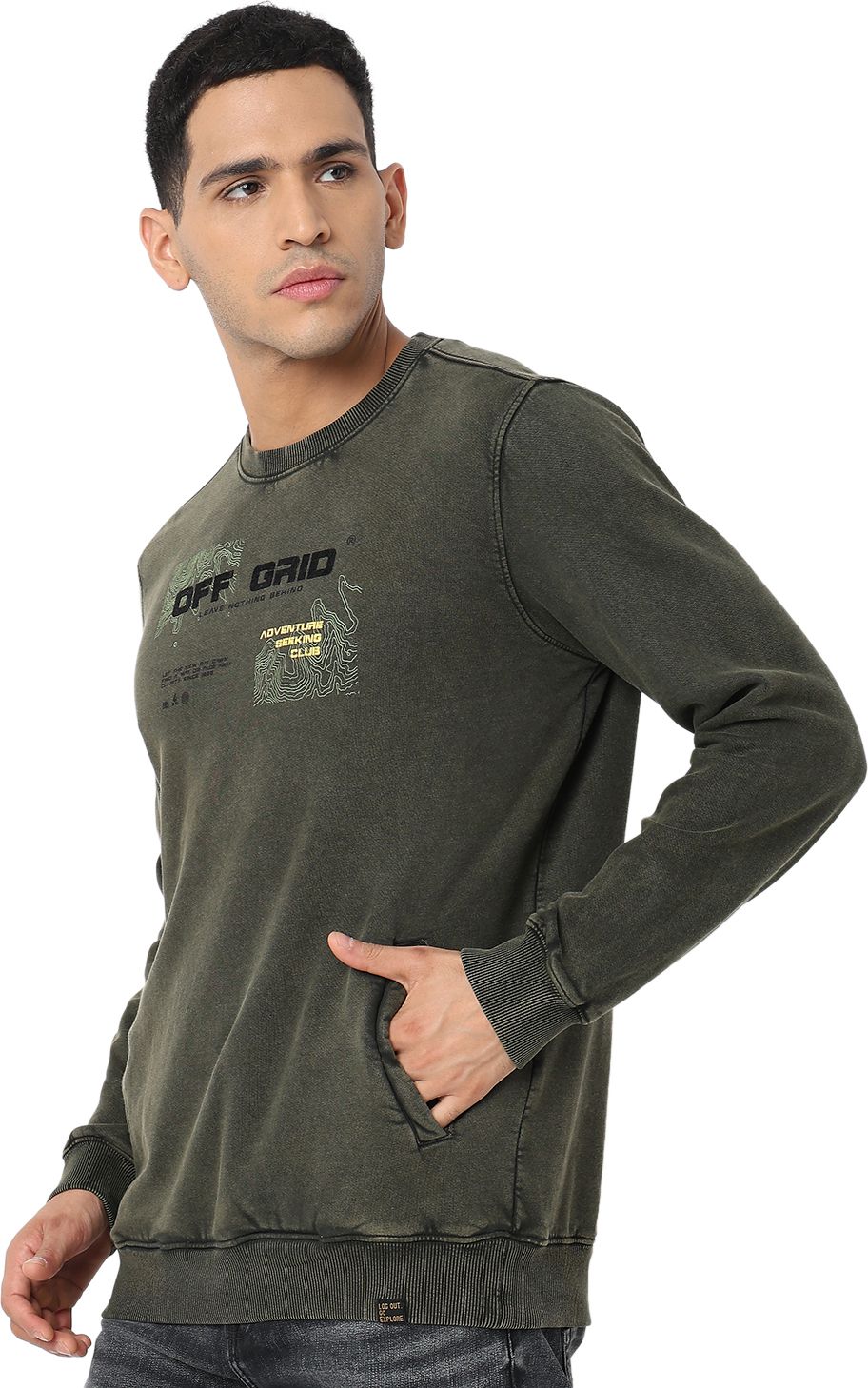 spykar Men Full Sleeve Printed Sweatshirt-picture-37