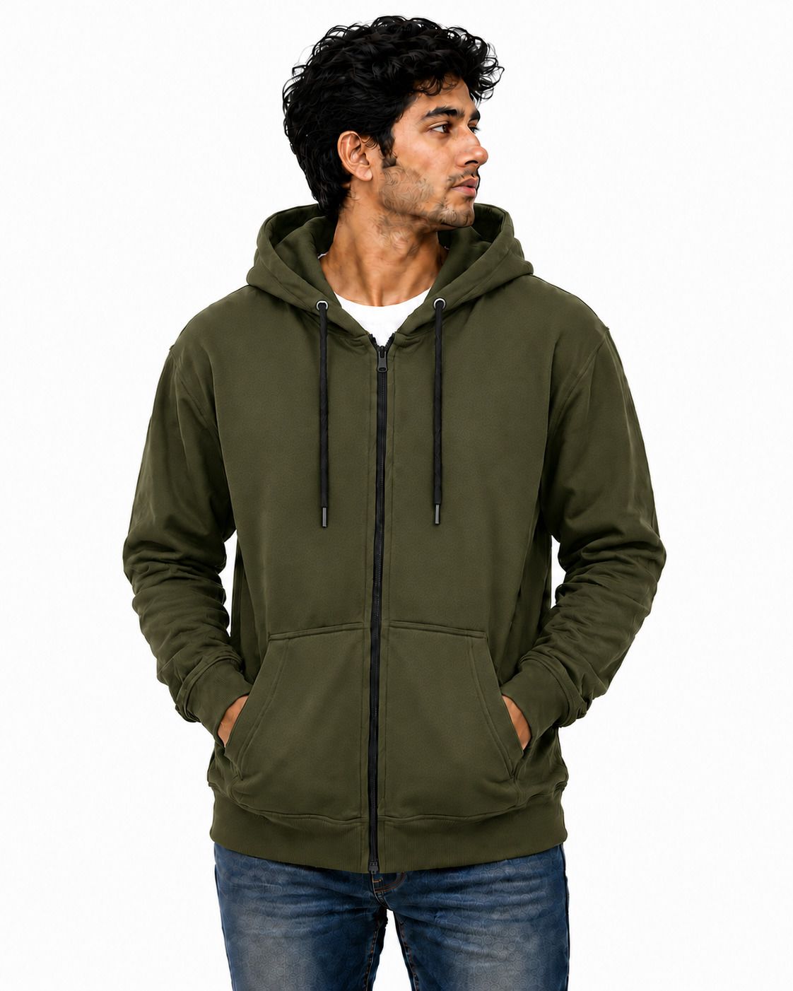 aphe fashion Men Full Sleeve Solid Hooded Sweatshirt-picture-11