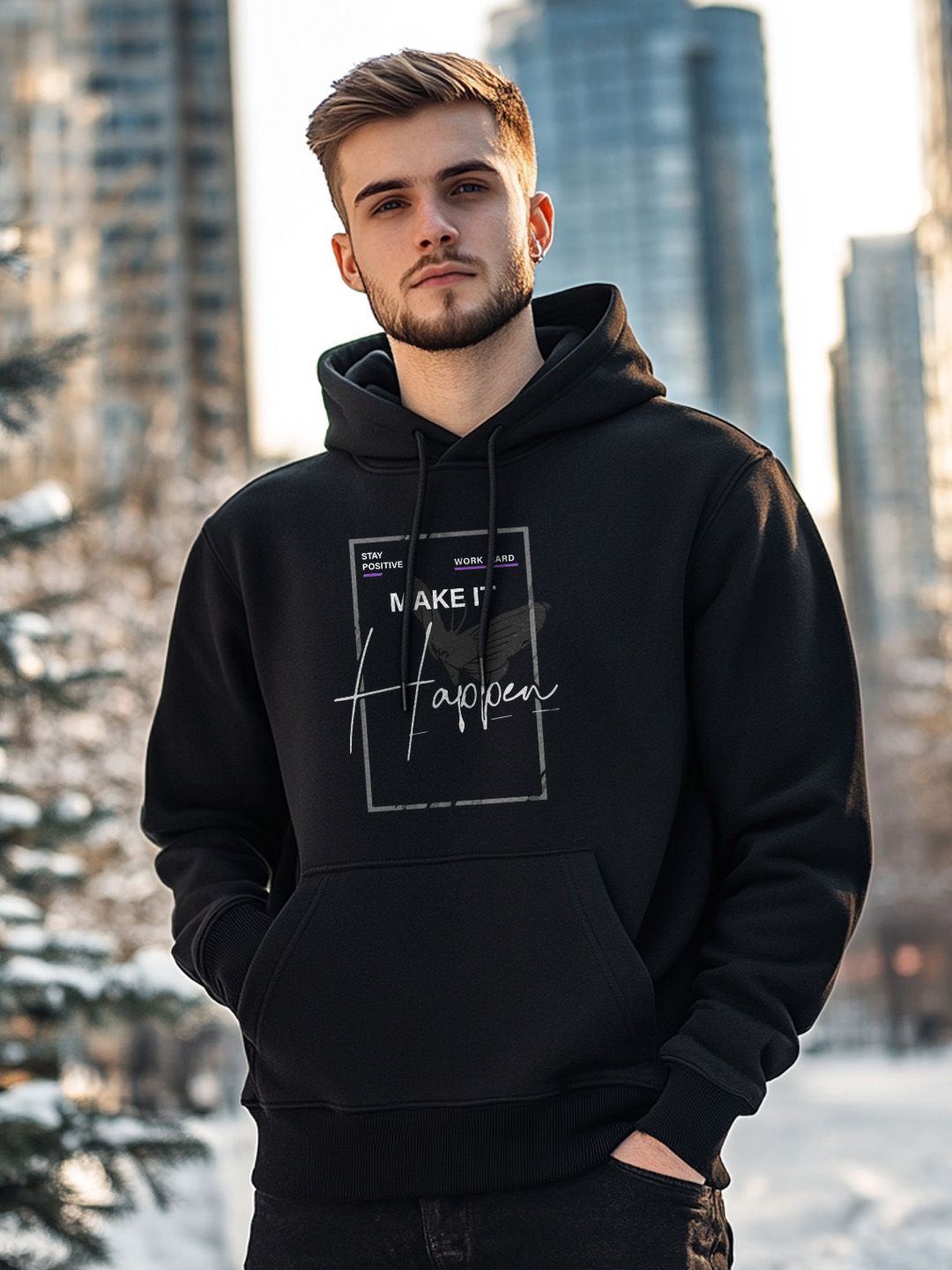 nobero Men Full Sleeve Printed Hooded Sweatshirt-picture-11