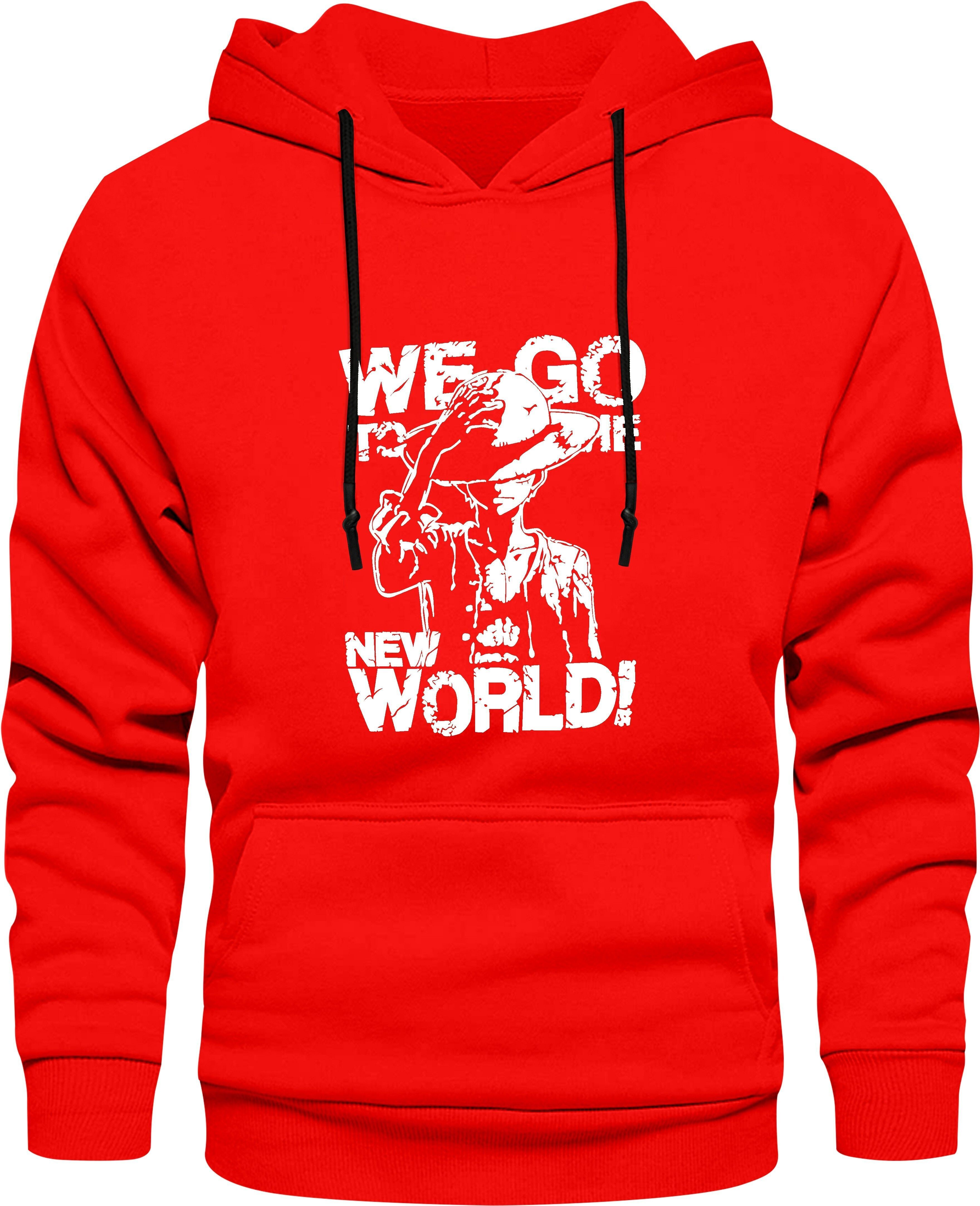 ramzox Men Full Sleeve Printed Hooded Sweatshirt-picture-43