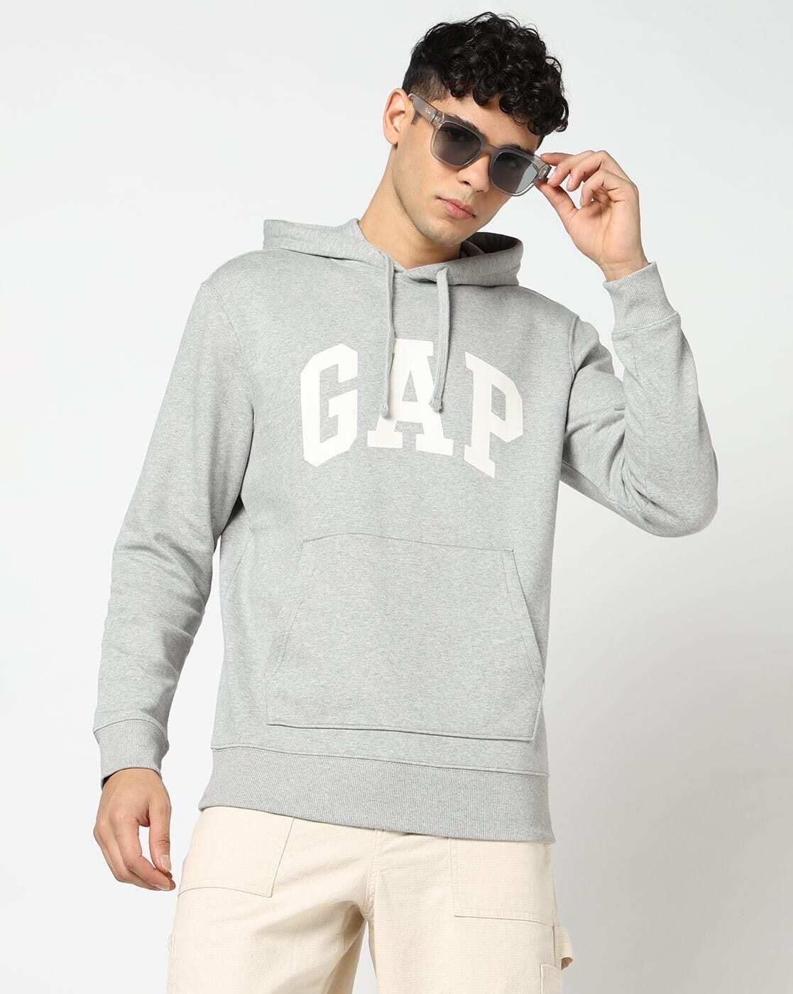 gap Men Full Sleeve Self Design Hooded Sweatshirt-picture-38